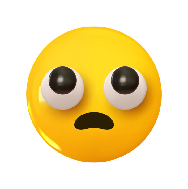istock Face with Rolling Eyes Emoji. Emotion 3d cartoon icon. Yellow round emoticon. Vector illustration 2183498993