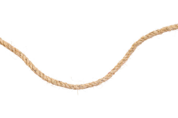 istock Hemp rope isolated on white background with clipping path. 2183499405