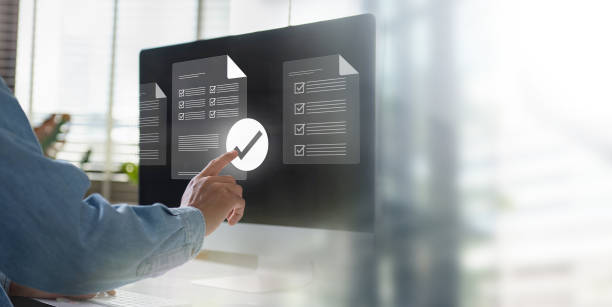 istock businessman Digital Task and Checklist Interface with Focus on User Interaction, Productivity, Data Optimization, and Corporate Performance through Smart Goal Management 2183503124