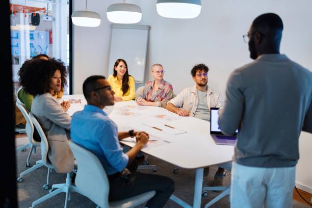 istock Business meeting in the modern working space 2183504641
