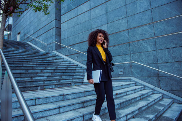istock Confident businesswoman talking on phone 2183509530