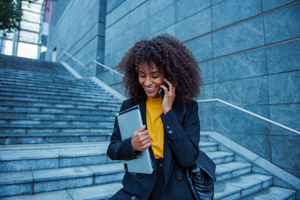 istock Confident businesswoman talking on phone 2183509725
