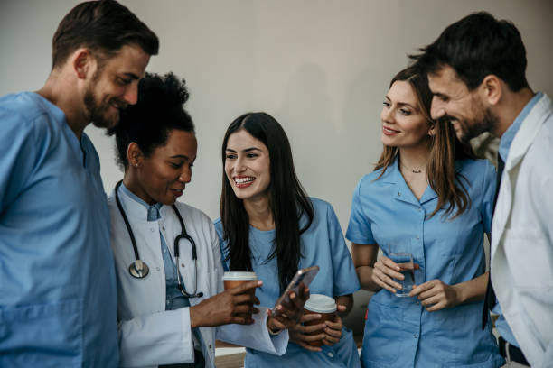 istock Hospital casual meeting 2183513395