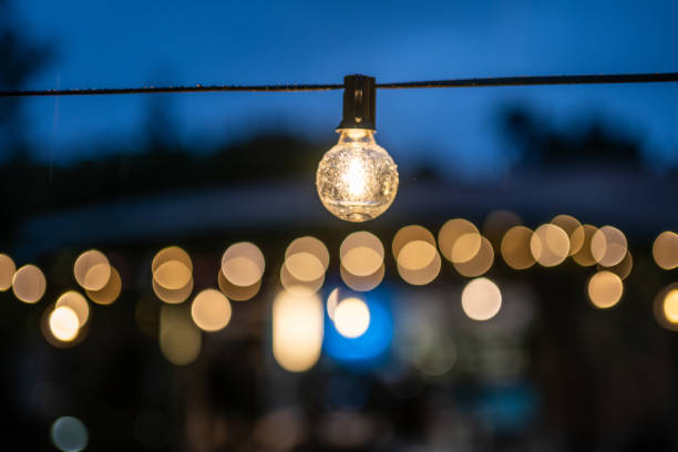 istock Magical Outdoor Wedding Lighting in Malaga, Spain 2183513472