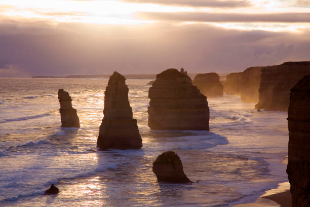 Australia Victoria state, Melbourne The Great Ocean road the 12 apostles monuments