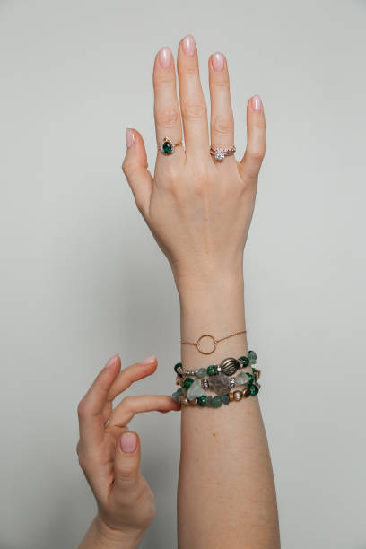 istock Women hands with bracelet 2183524376
