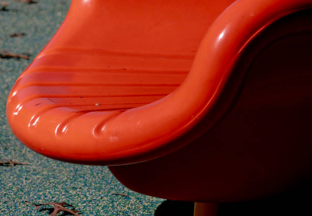 istock The end of a slide on a playground 2183525446