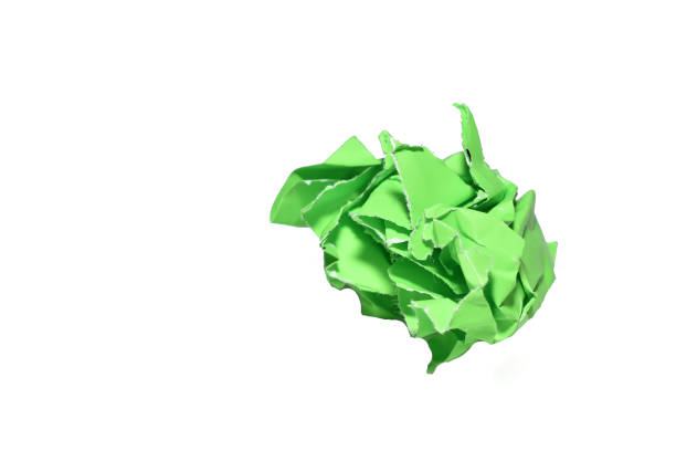 istock A lump of green paper. 2183528544