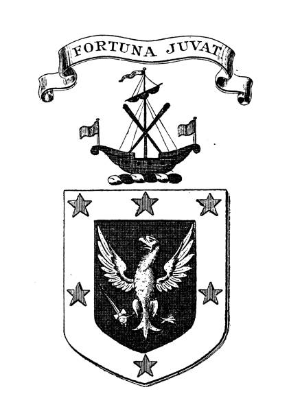Heraldry coat of arms emblem: James Johnstone MacAndrew