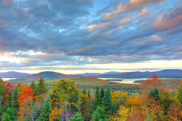 istock Autumn foliage in Rangeley, Maine 2183538604