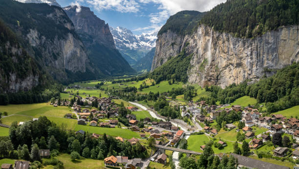 istock Lauterbrunnen Aerial View 2183538972