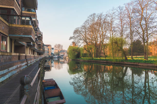 Cam River Cambridge in the morning