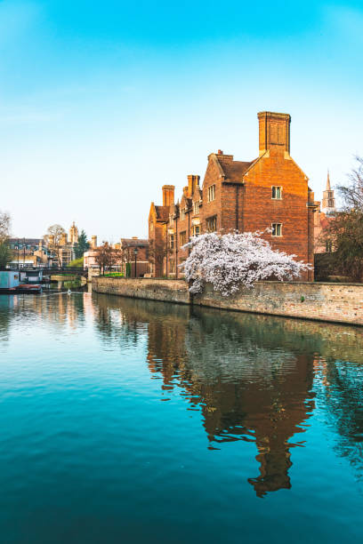 Traditional buildings near Cam River Cambridge