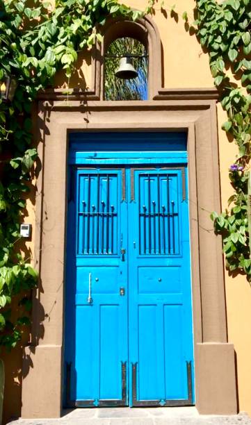 istock Blue Wooden Door 2183556715