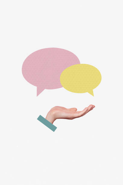 istock Composite trend 3D sketch image photo collage of speech cloud chatting message say contact box hand wrist sleeve gesture showing anonymous 2183558093
