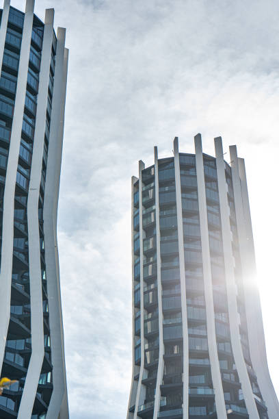 istock Modern architecture with towers in Tbilisi's downtown 2183558705
