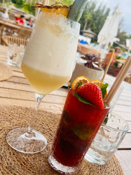 istock Cocktails In The Beach Bar 2183578187