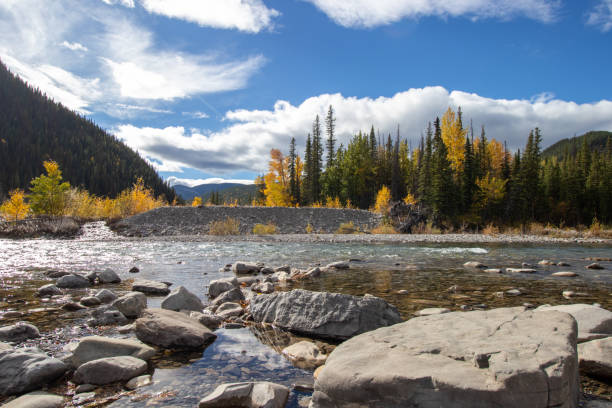 istock Clear mountain river in autumn 2183580616