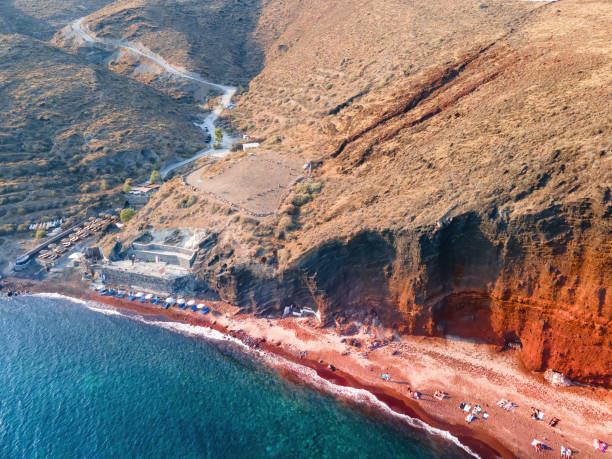 Red Beach in Santorini Greece