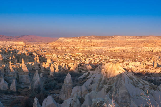istock Sunset in valley of Cappadocia 2183582249
