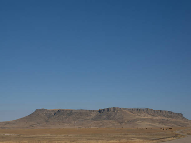 istock Square Butte in Montana with Cloudless, Blue Sky Above 2183582726