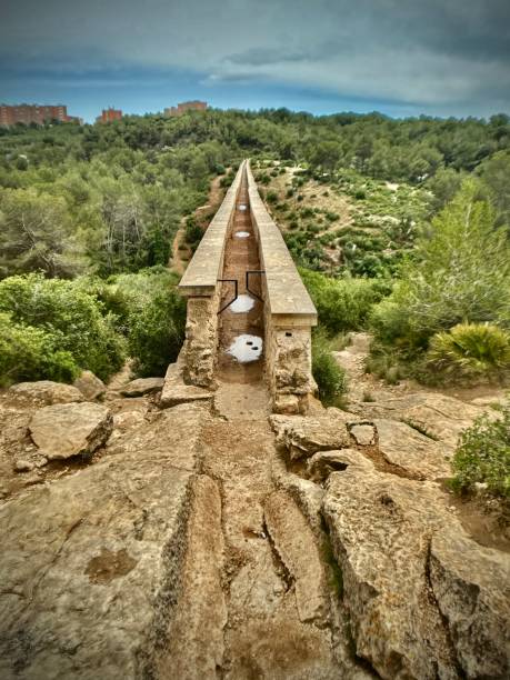 photographing a UNESCO world heritage site near tarragona, catalonia, spain - june 2024