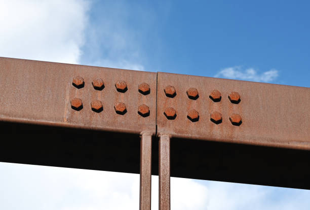 istock Bolts on Steel Girder 2183595808