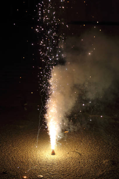 istock Golden Sparks Illuminate the Night. 2183602014
