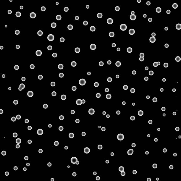 The background is made of white dots on a black background, inside of which there is a darkening of a dark color. Vintage background