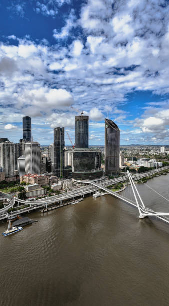 istock Aerial View of Brisbane Financial District 2183626320