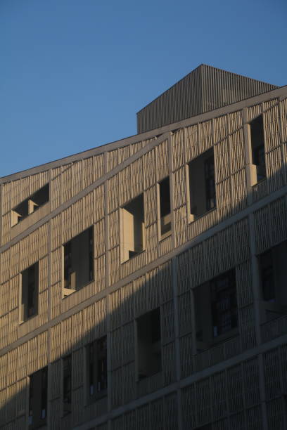 istock Modern buildings at sunrise and sunset 2183629694