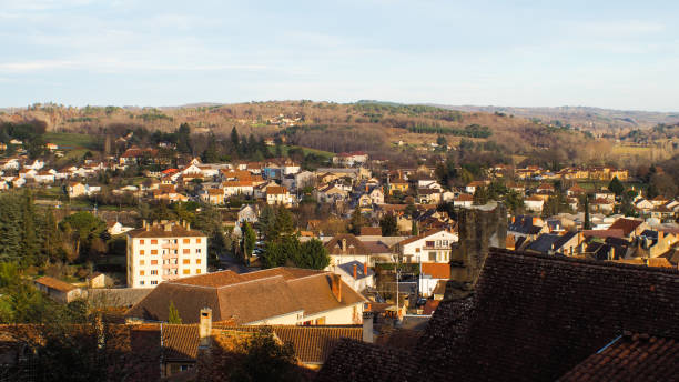 istock Paysages du Lot, pendant le coucher du soleil 2183630446