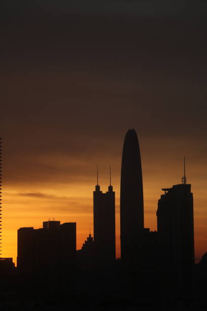 istock sunrise in downtown city 2183632364