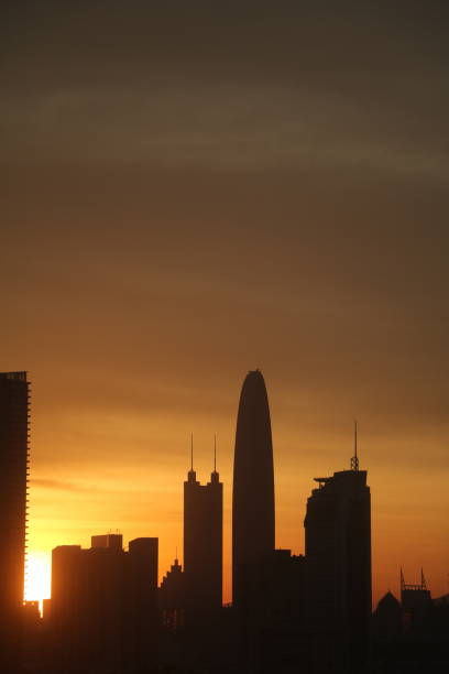 istock sunrise in downtown city 2183632441