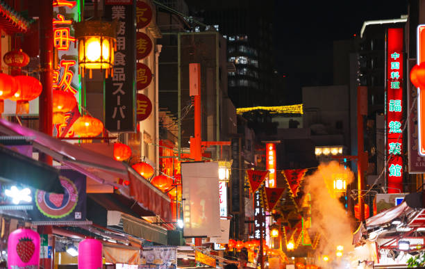 Scenery of Nankinmachi in Kobe