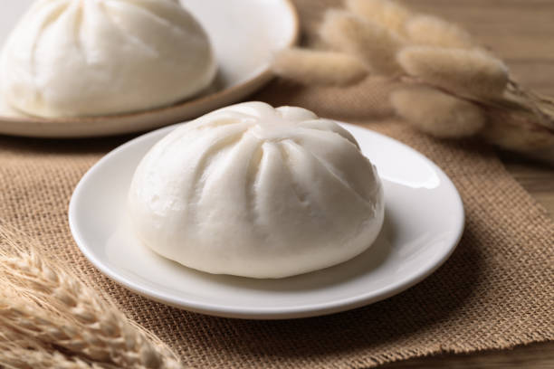 istock Asian steamed bun stuffed with pork and egg 2183636748