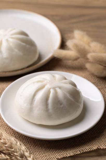 istock Asian steamed bun stuffed with pork and egg 2183636758
