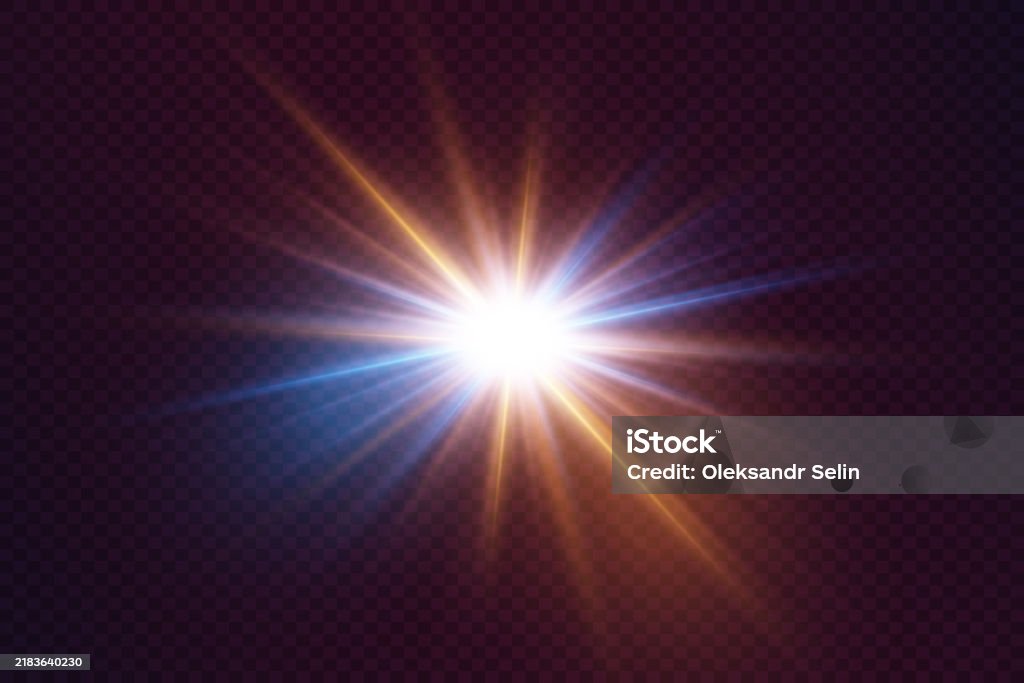Magic Flash Background Magic Light Effect Of Flash Vector Illustration Stock Illustration ...