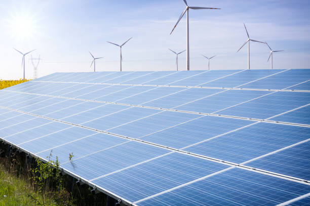 istock Green energy farm 2183642051