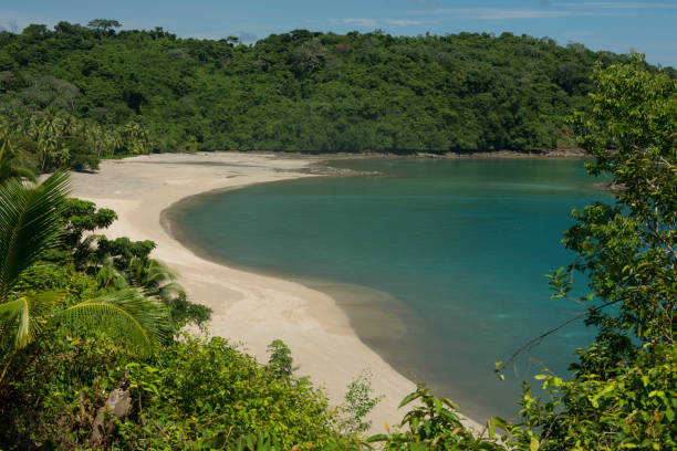 istock Beach at Las Perlas archipelago, Panama - stock photo 2183643975