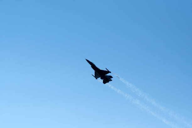 istock Fighter jet combat military aircraft 2183645108