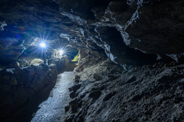 istock Fantastic Kungur cave in the Urals. 2183654311