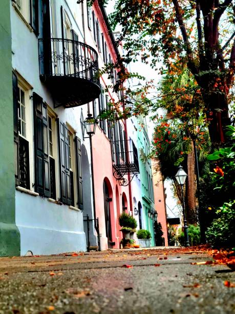 istock Colorful Autumn Morning on Charleston’s Rainbow Row 2183658269