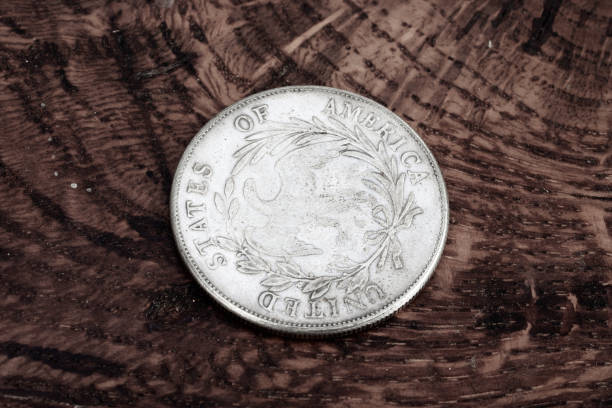 Old USA 1897 year US silver dollar coin
