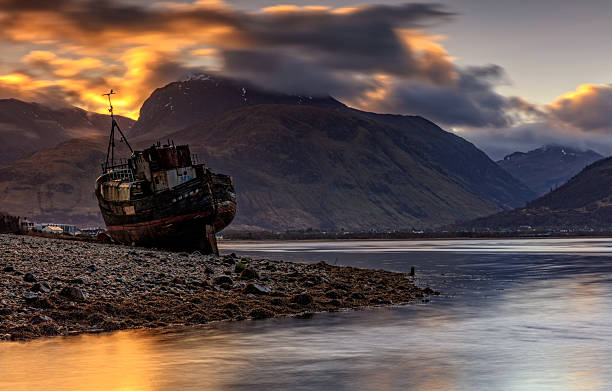 istock The marooned boat Fort William 2183668460