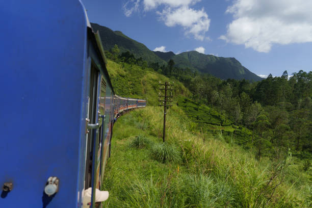 istock Scenic view of train passing Ella in Sri Lanka 2183674033