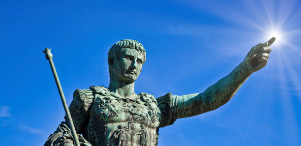istock Julius Caesar, ancient statue in Rome, Italy. Concept for leadership, personal growth, personal development 2183677973