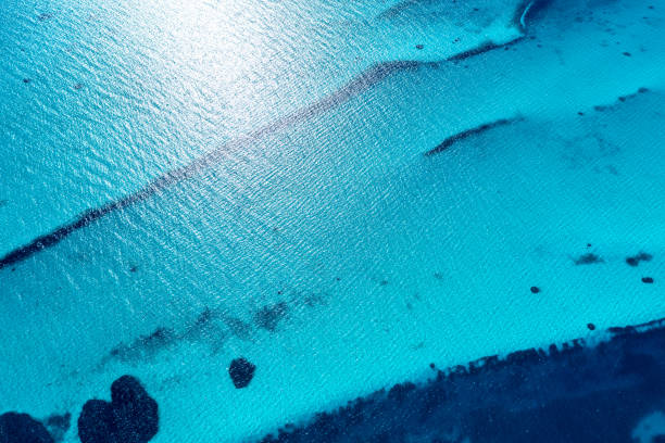istock Seascape background. Drone view. Seabed texture. Natural background. 2183681555