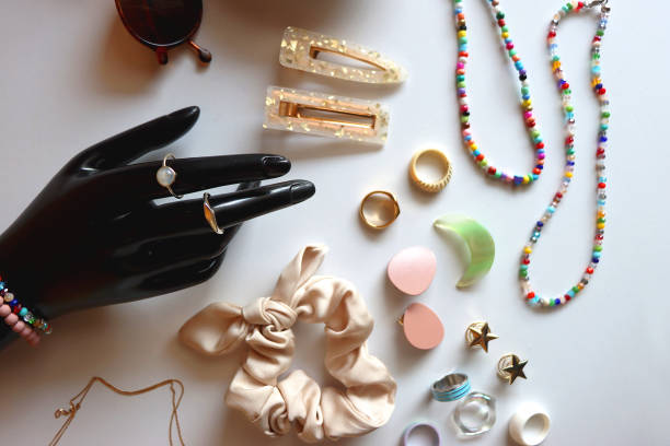 istock Hand Figurine, Various Jewelry And Accessories 2183683652