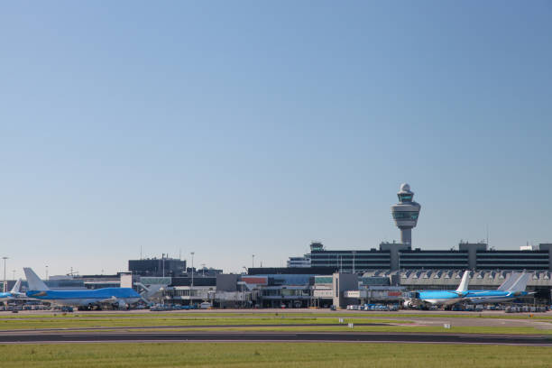 istock Amsterdam airport Schiphol, Netherlands 2183687396